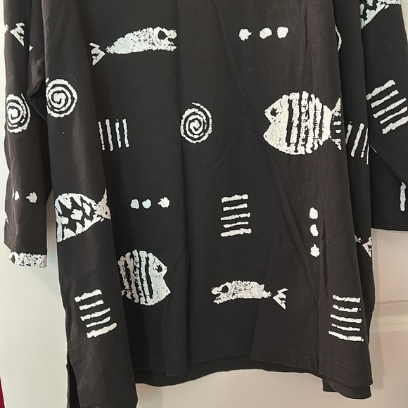 Vermont Country Store Top Graphic Tunic Top - Picture 5 of 9